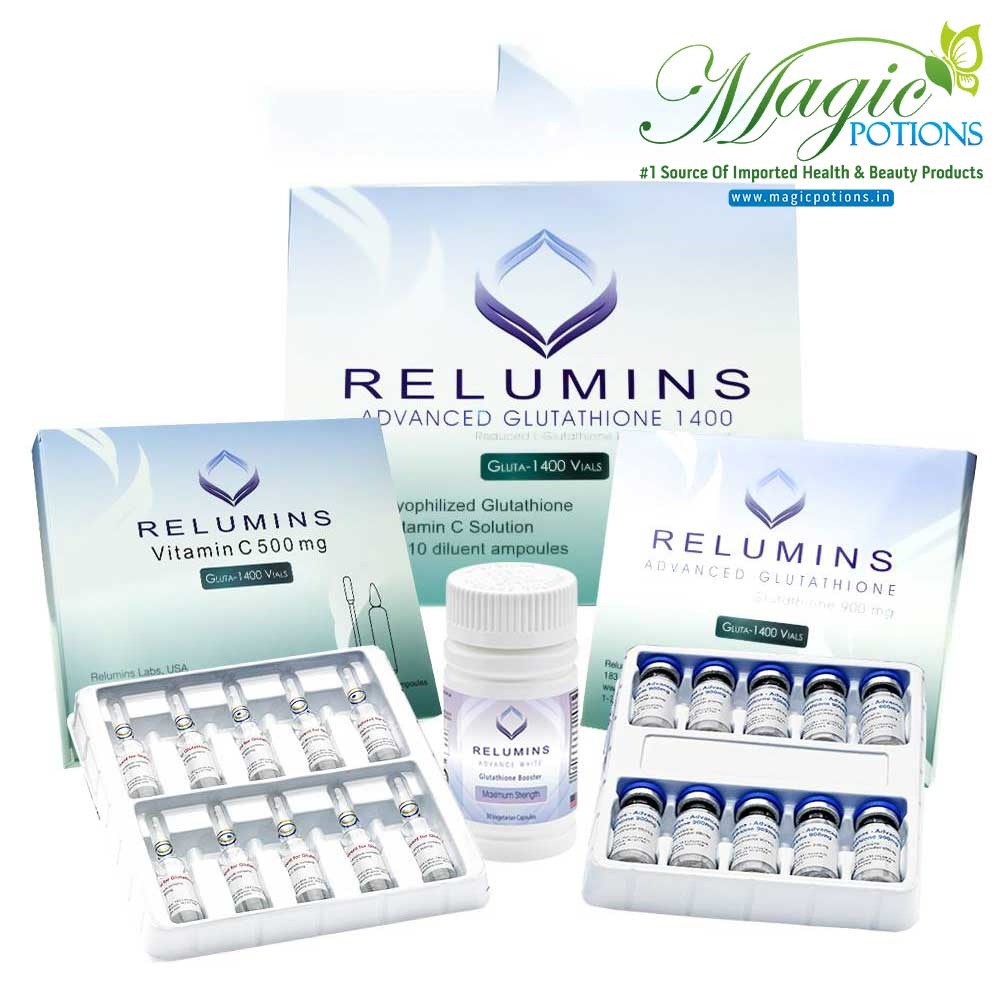 Relumins 1400mg Glutathione Injections In India