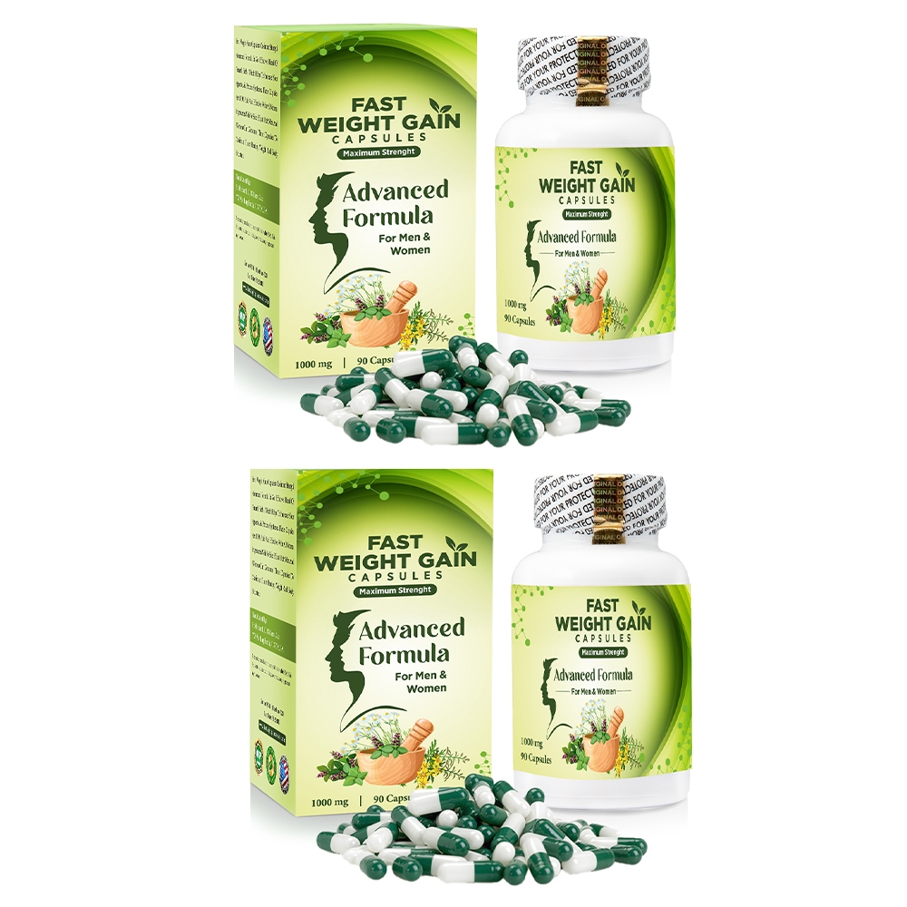 Vesco Pharma Fast Weight Gain Capsules 1500mg Pack of 2