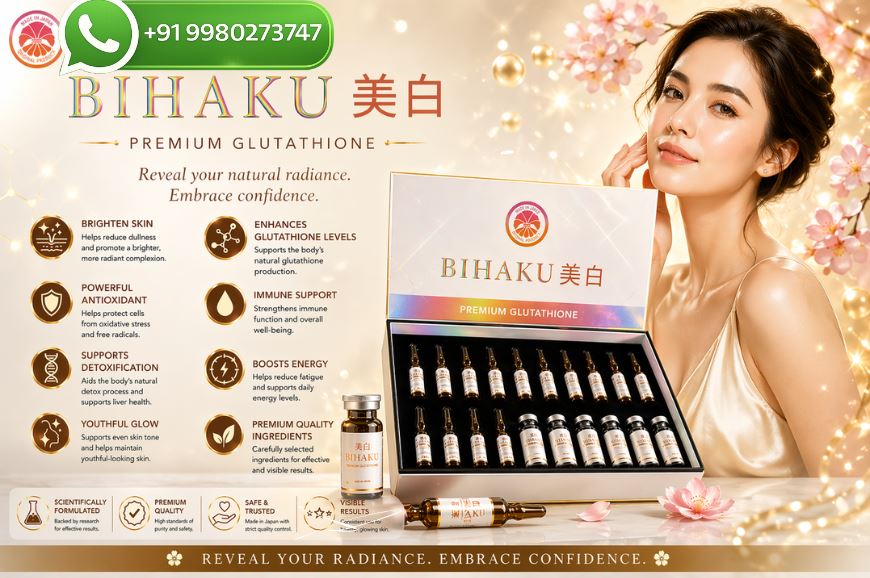 Bihaku Japan Premium Glutathione 10,000mg Injection: 7 Powerful Benefits for Radiant Skin