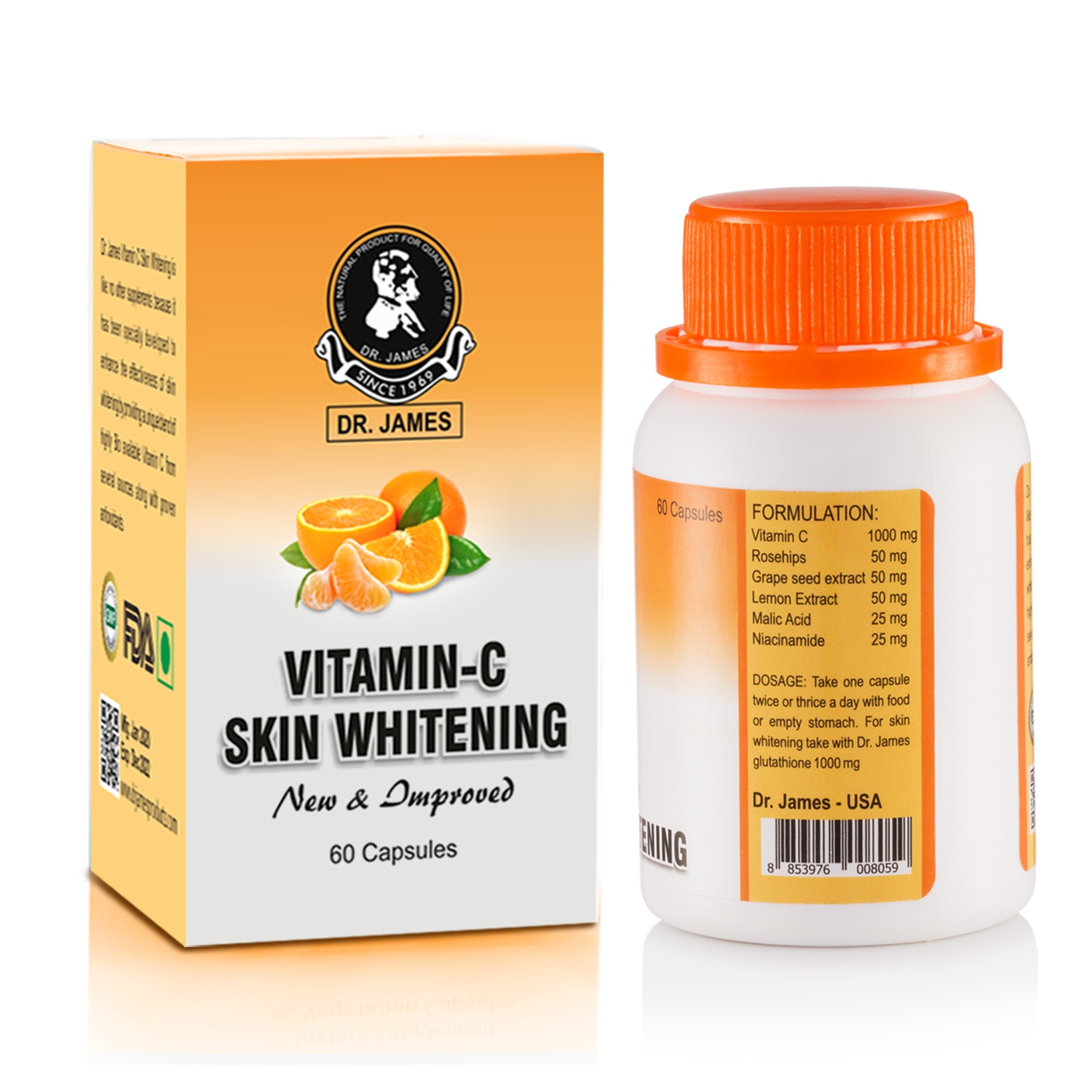 Dr James Vitamin C Skin Whitening Capsules