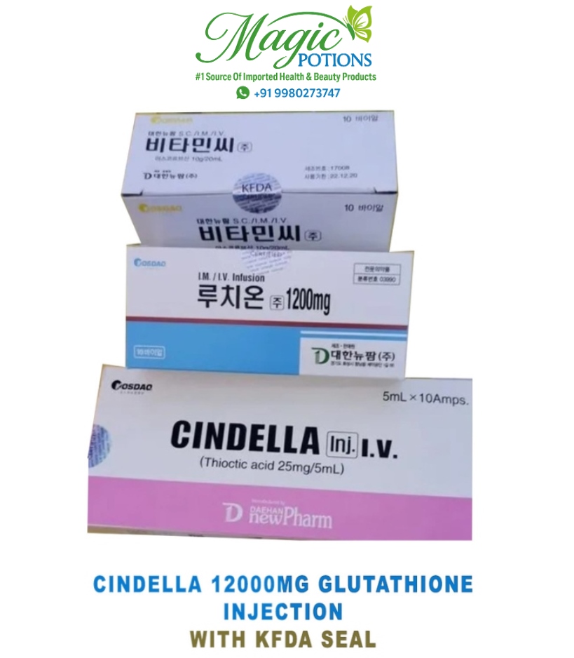Cindella 1200mg Glutathione Injections with KFDA Seal