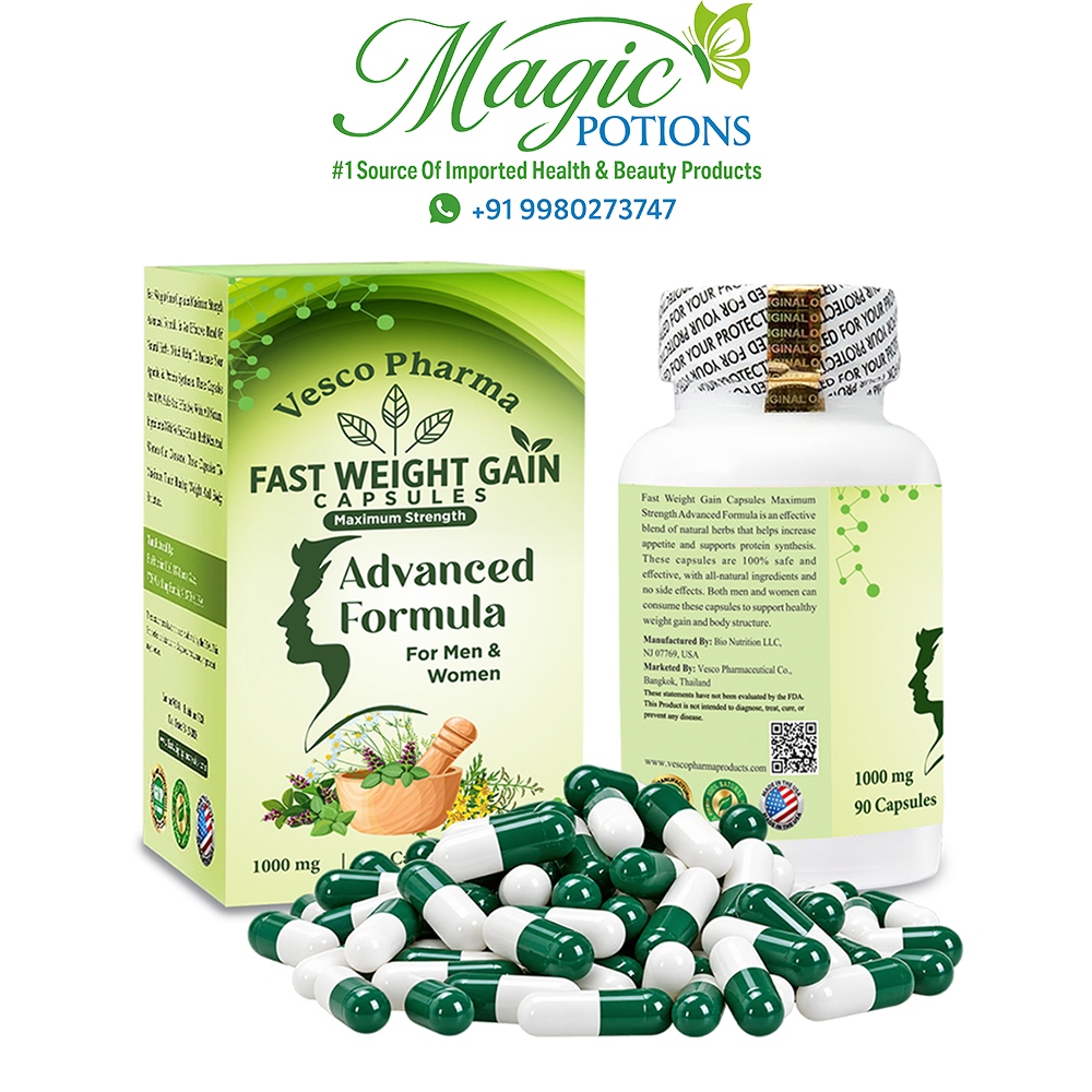 Vesco Pharma Fast Weight Gain Capsules Advanced Formula For Men & Women
