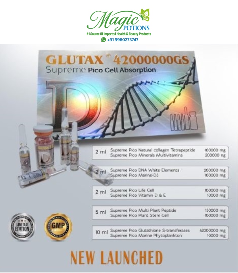 Glutax 42000000gs Supreme Pico Cell Glutathione Injection