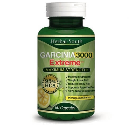 Herbal Youth Garcinia Cambogia Exteme Weight Loss Capsules
