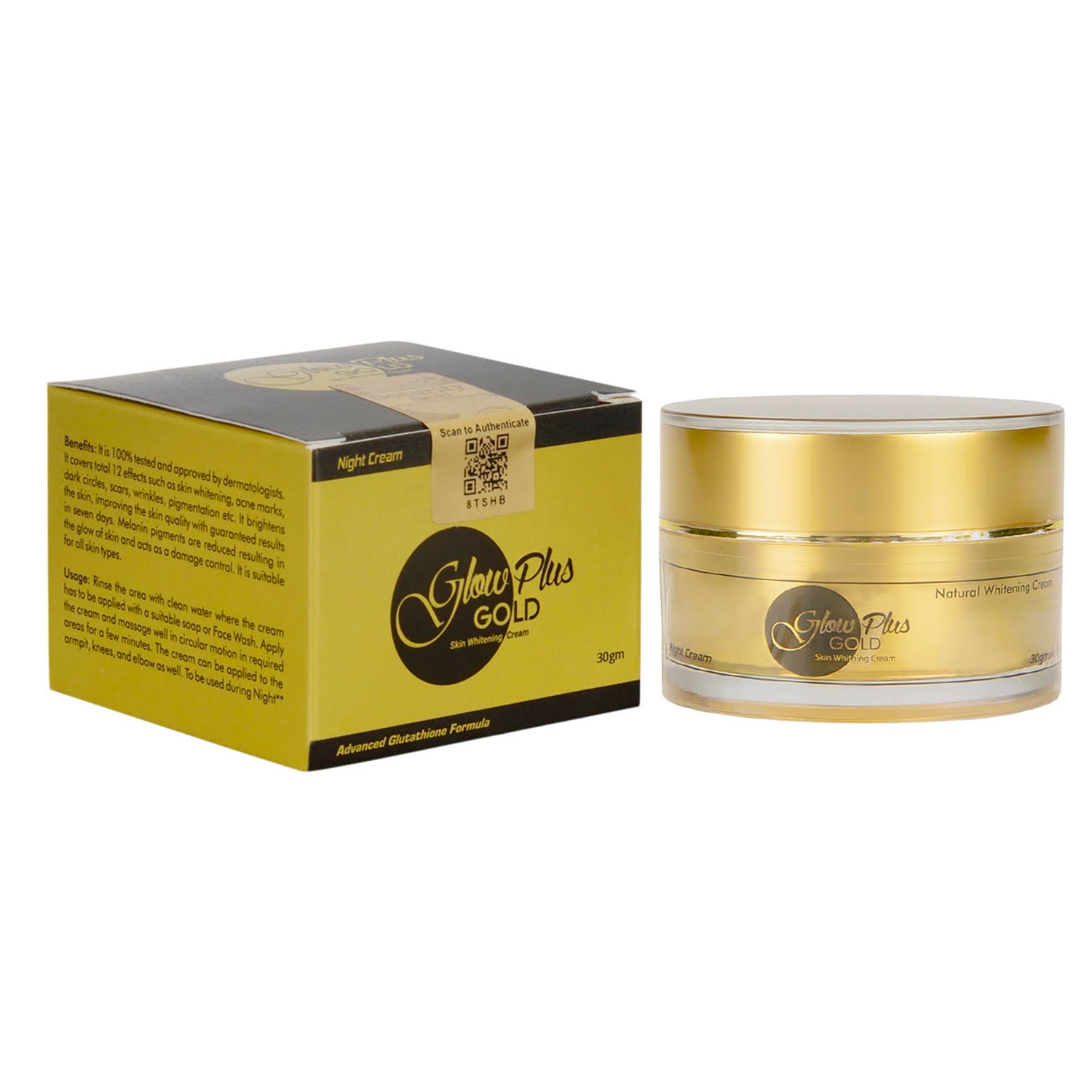 Glow Plus GOLD Skin Whitening Cream