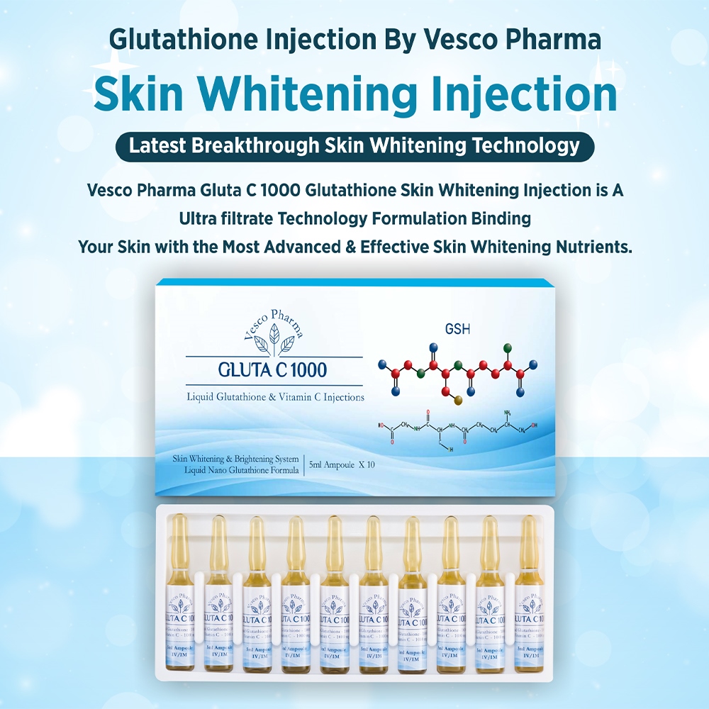 Glutathione Injection By Vesco Pharma Gluta C And Vitamin C