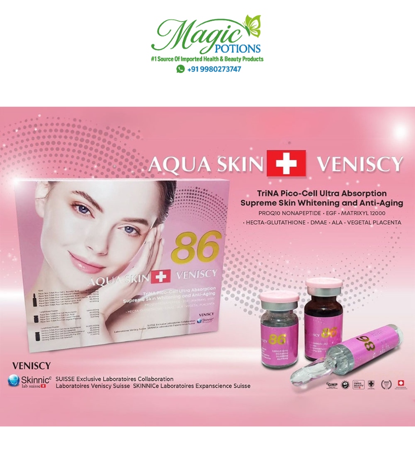Aqua Skin Veniscy 86 Glutathione Whitening Injection