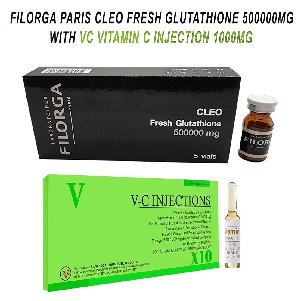 Filorga Paris Fresh Glutathione 500000mg Whitening Injection