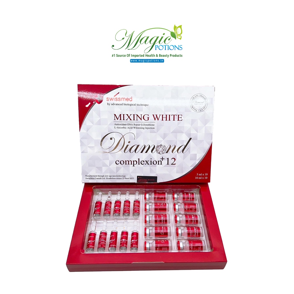 Swissmed Mixing White Diamond Complexion 12 Glutathione Whitening Injection