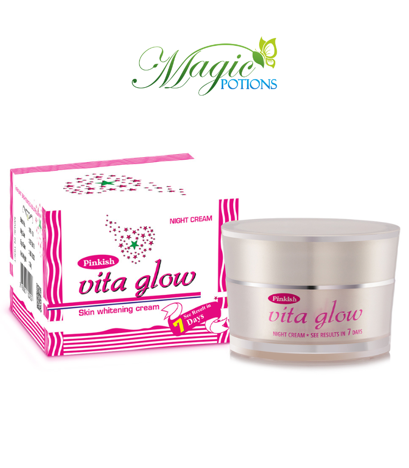Pinkish Vita Glow Skin Whitening Night Cream