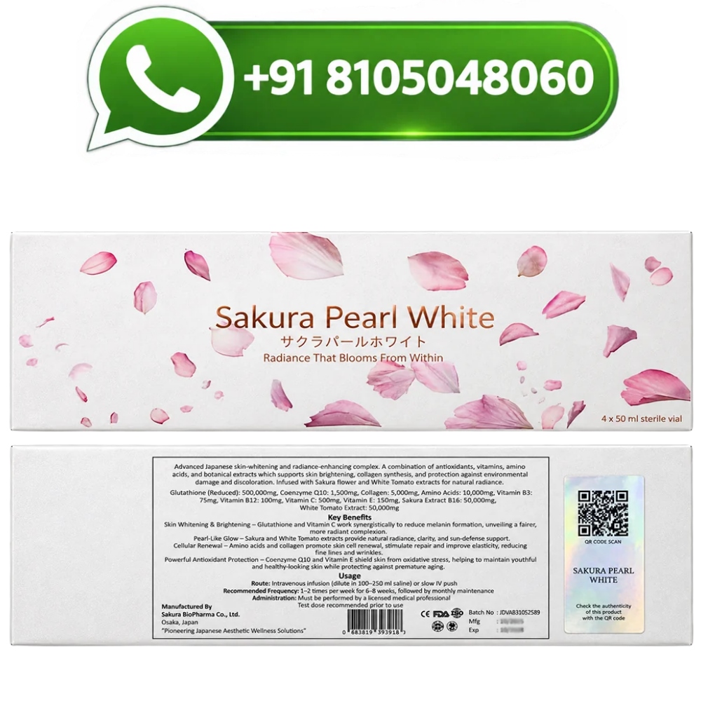 Sakura Pearl White 500,000mg Glutathione Injection