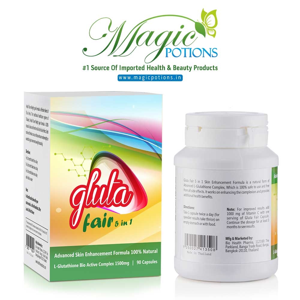 GlutaFair 5 in 1 Skin Whitening Capsules