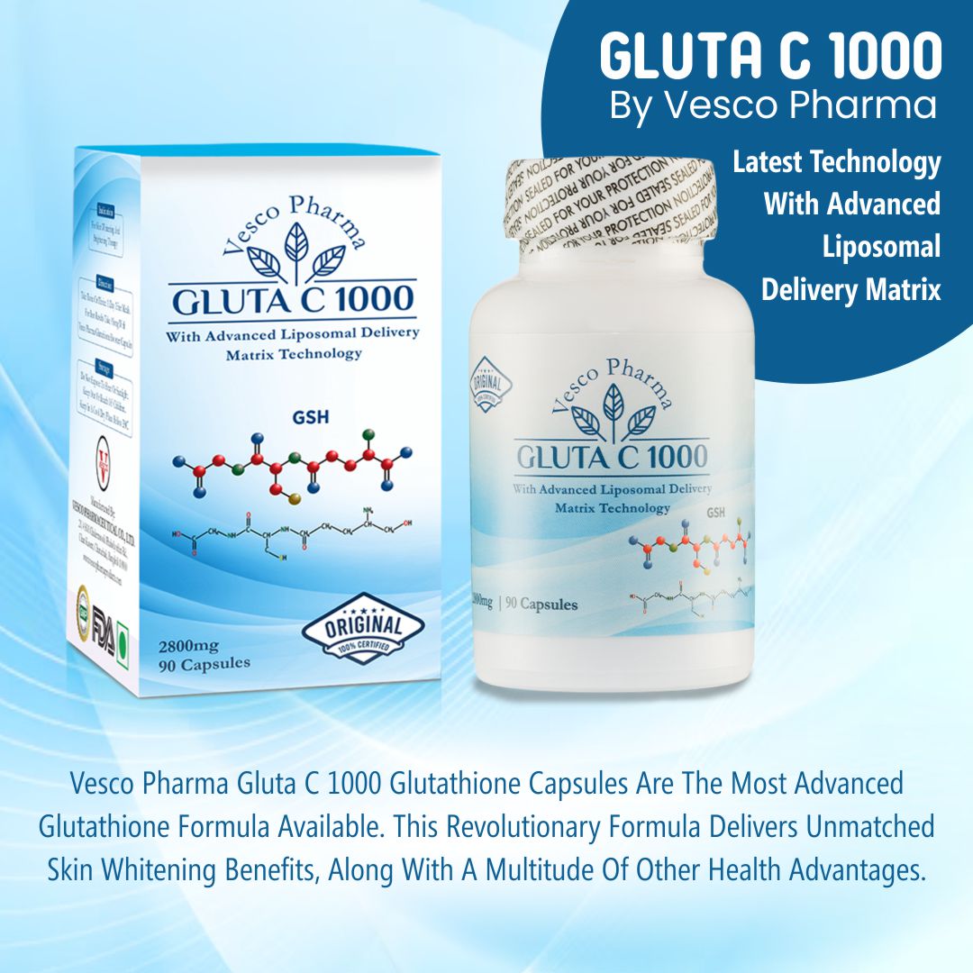 Vesco Pharma Gluta C 1000 Glutathione Capsules