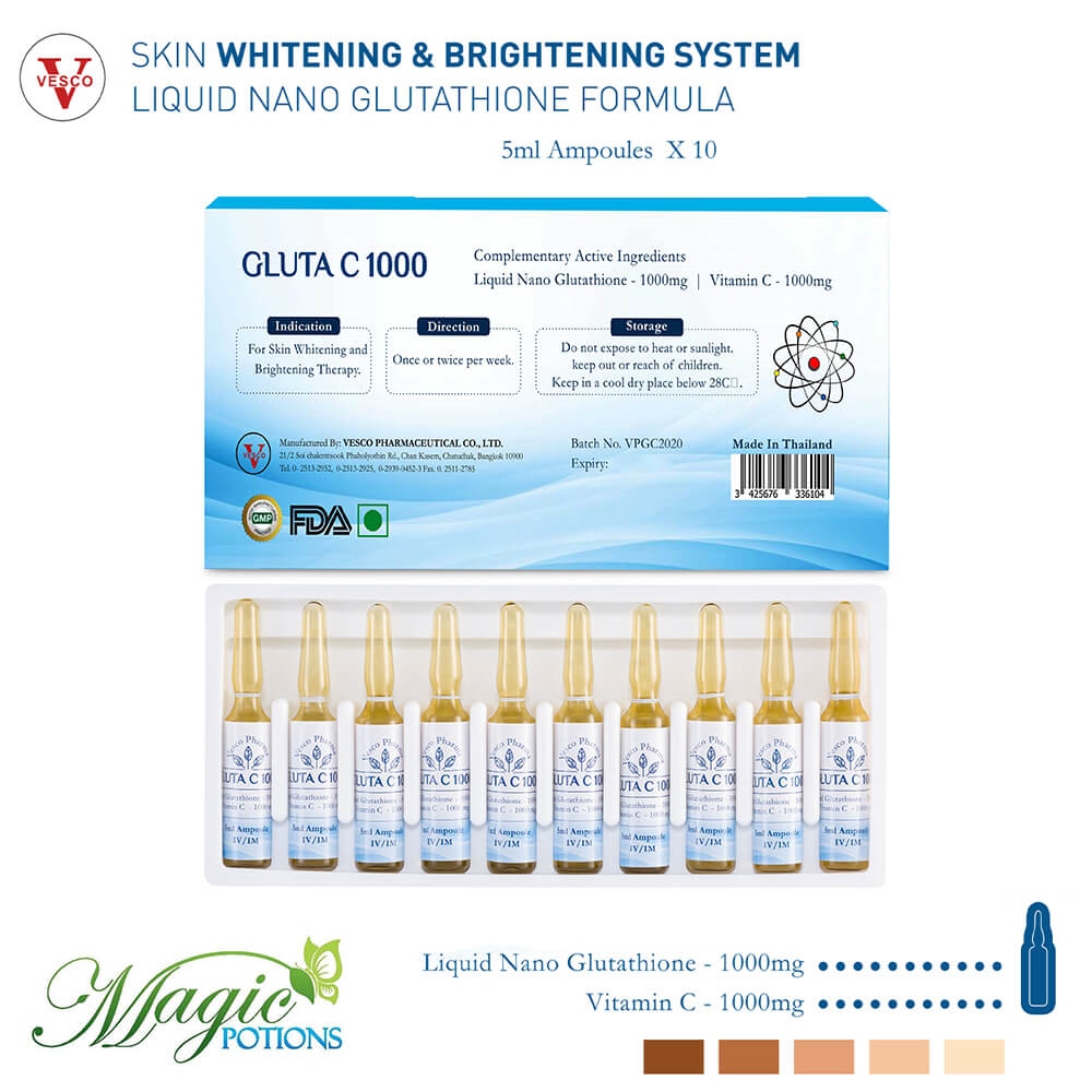 Glutathione Injection By Vesco Pharma Gluta C And Vitamin C