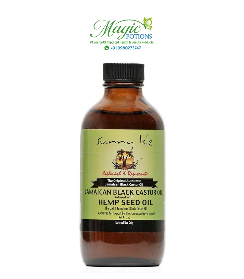 Sunny Isle Jamaican Black Castor Oil Infused with Hemp Seed