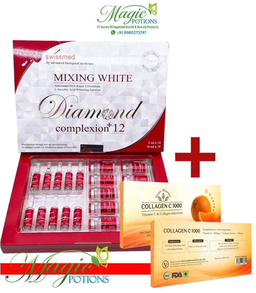 Mixing White Diamond Complexion 12 Glutathione And Vitamin C Injections