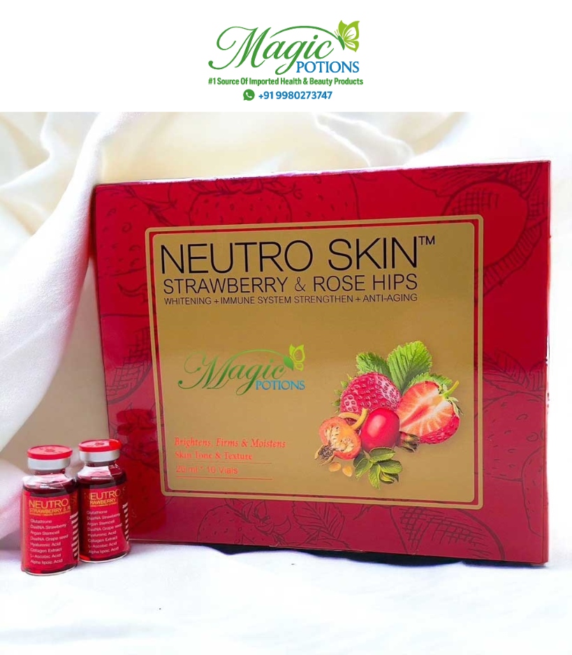 Neutro Skin Strawberry & Rosehips Glutathione Whitening Injection