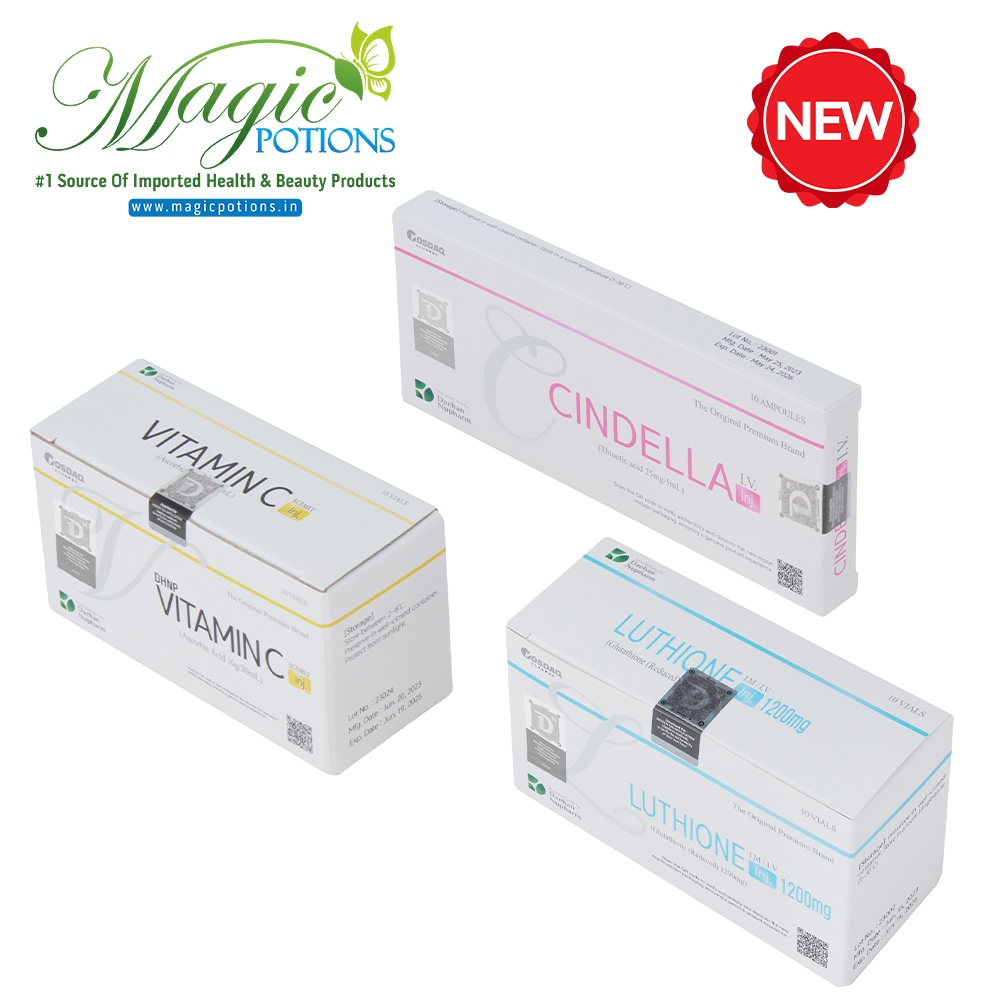 Cindella 1200mg Glutathione Injections With Square Seal
