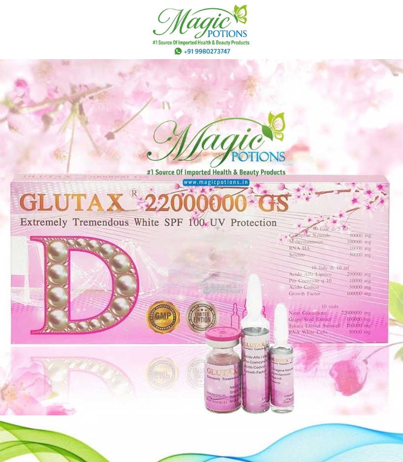 Glutax 22000000gs Extremely Tremendous White Glutathione Injection