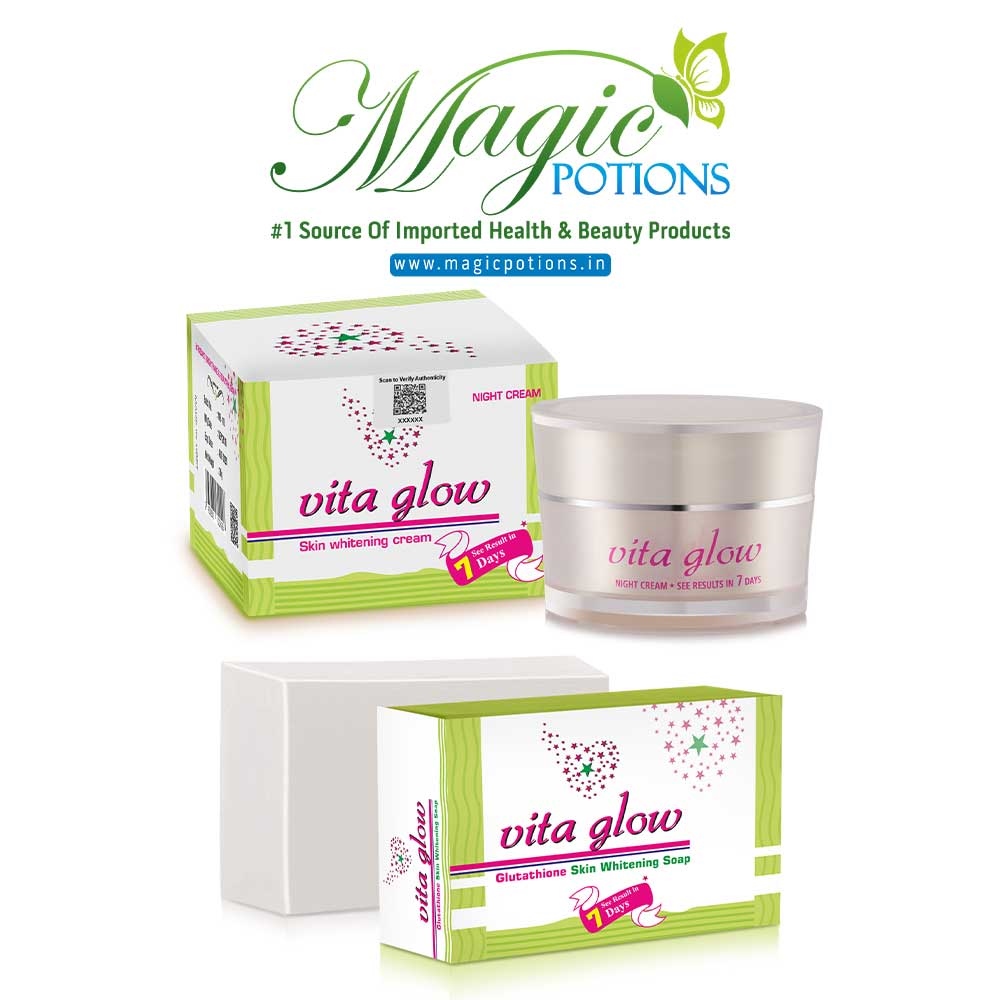 Vita Glow Glutathione Skin Whitening Cream & Soap