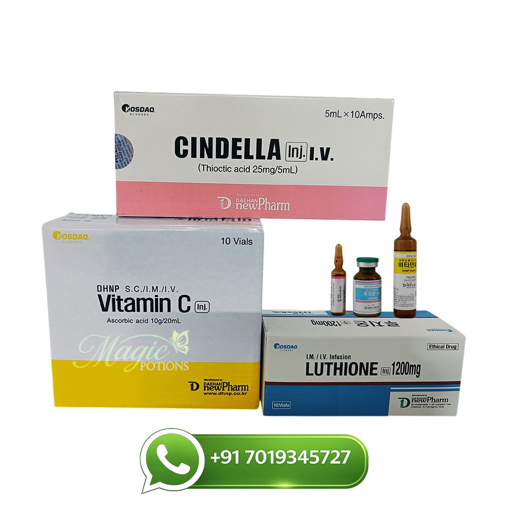 Cindella 1200mg Glutathione Injections with KFDA Seal