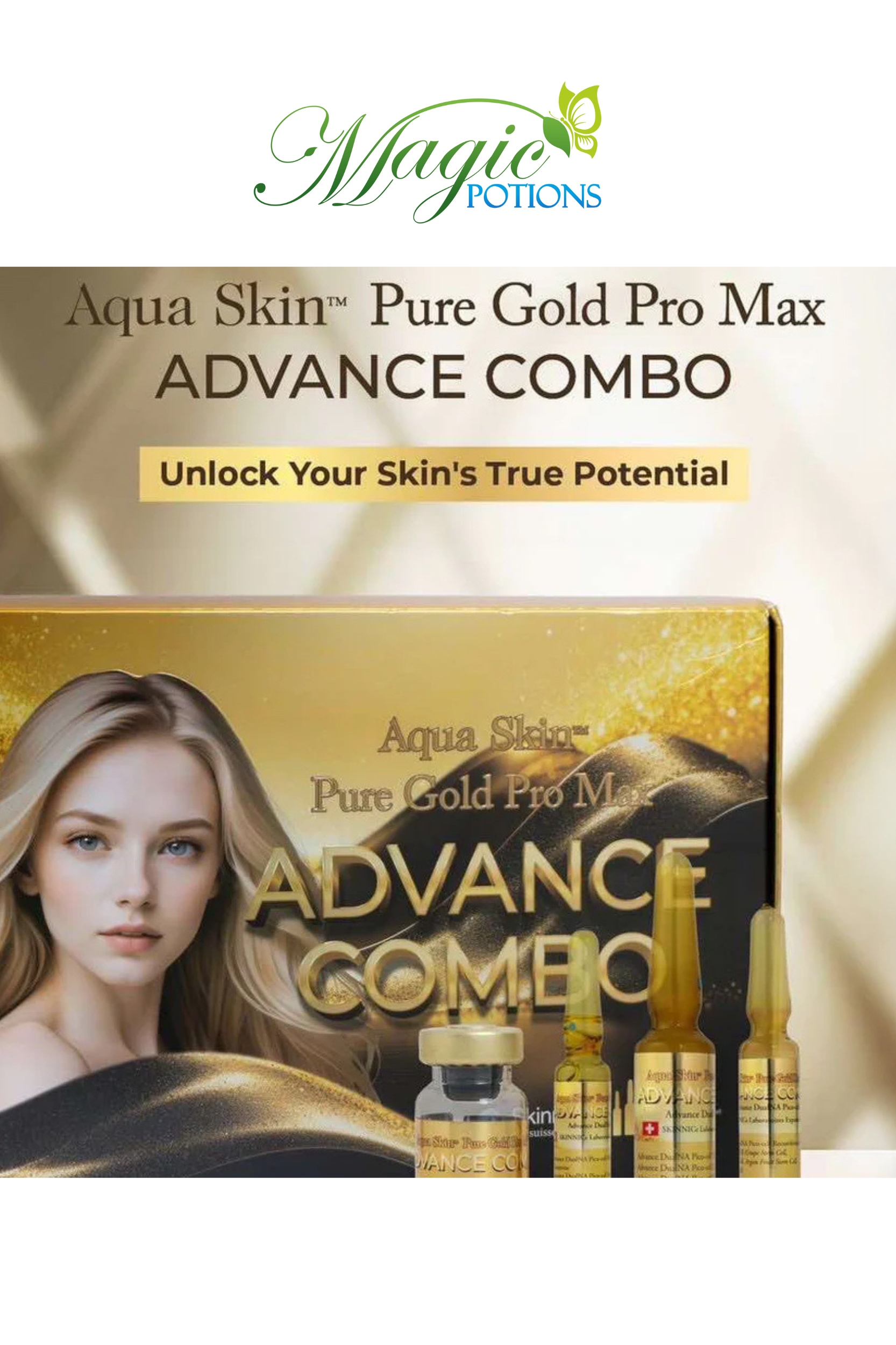Aqua Skin Pure Gold Pro Max Advance Combo Injection