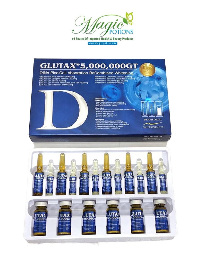 Glutax 5000000GT TriNA Pico Cell Glutathione Whitening Injection