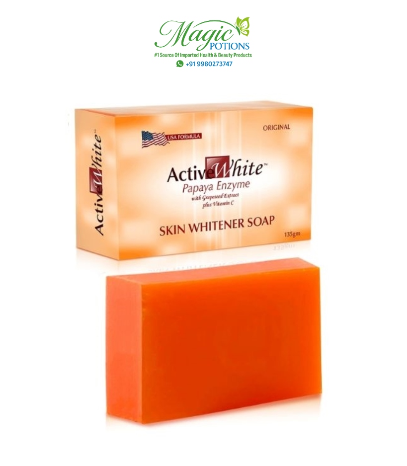 Active White Papaya Enzyme Skin Whitening Soap