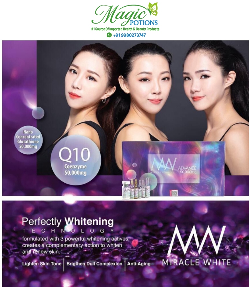 Miracle White Advance 50000mg Glutathione Injections