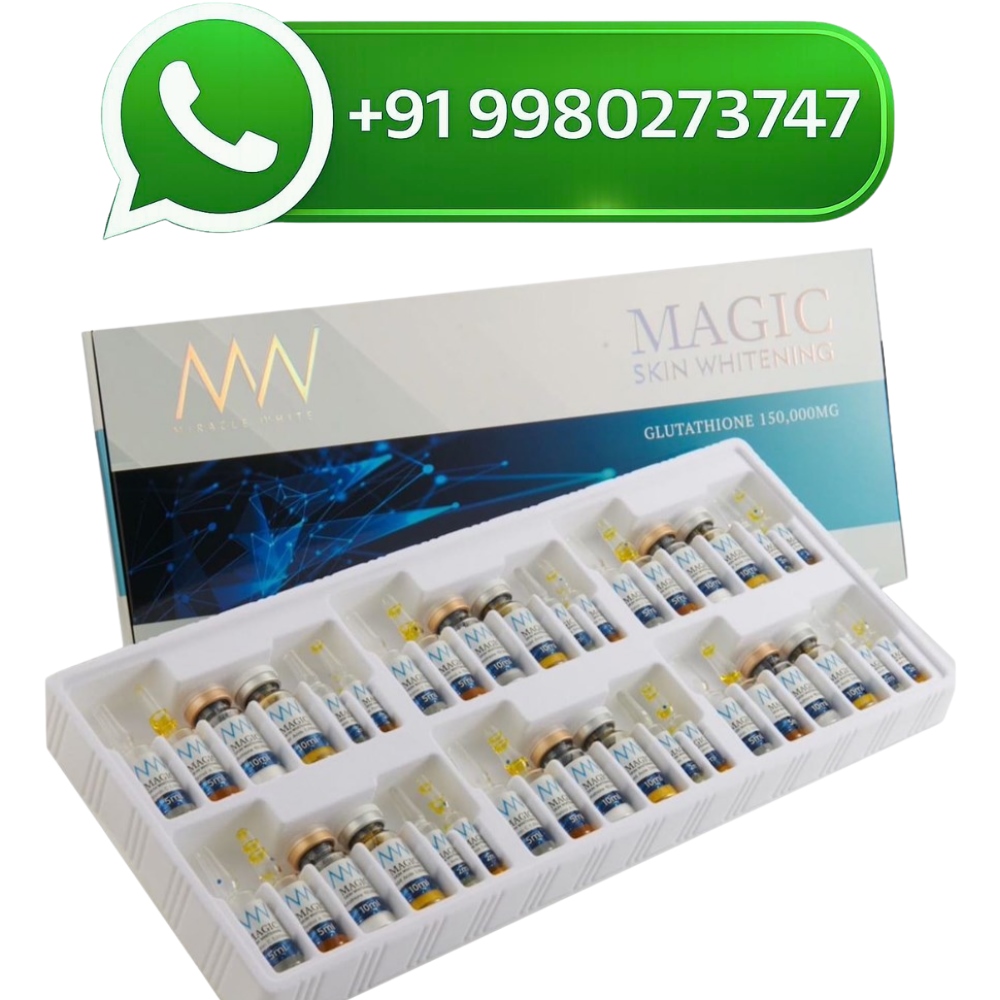 Miracle White Magic Skin Whitening 150,000mg Glutathione Injection