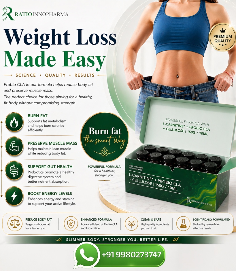 Ratiopharm L Carnitine plus Pro Bio CLA 150G Weight Loss Injection