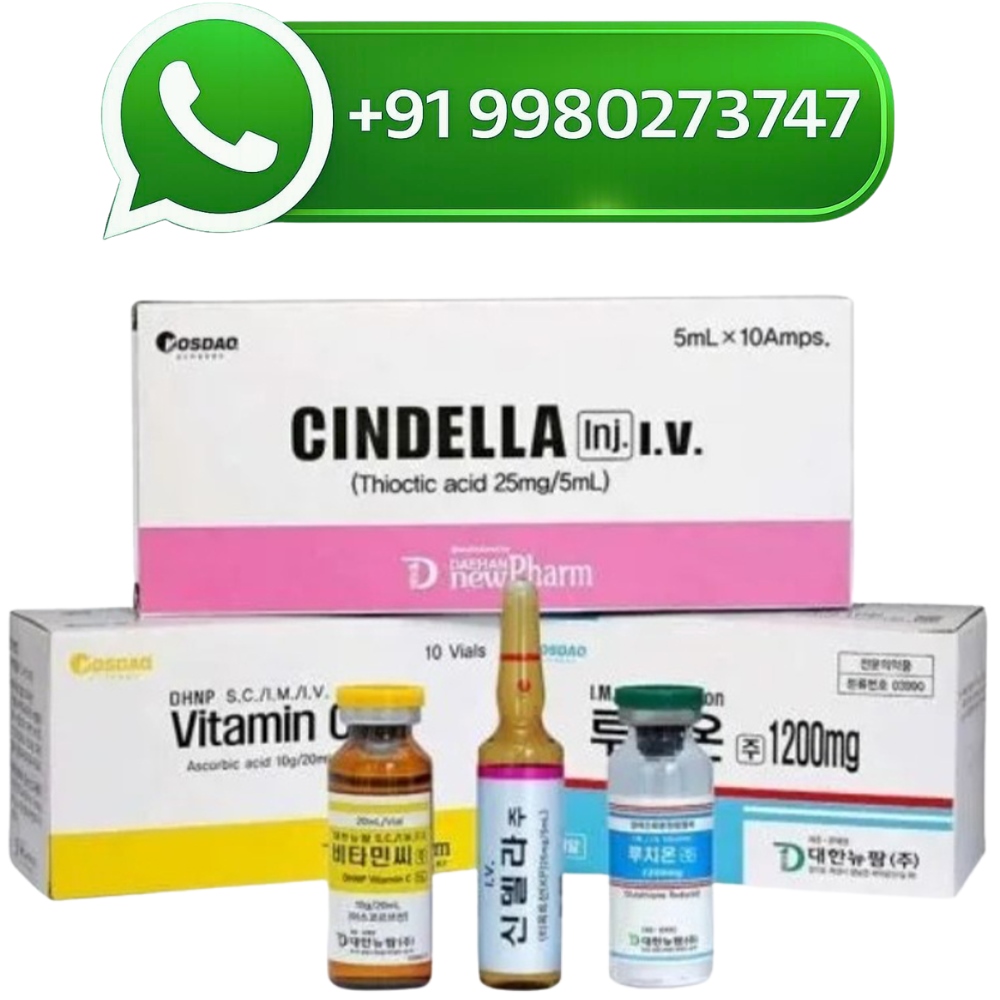 Cindella 1200mg Glutathione Injections with KFDA Seal
