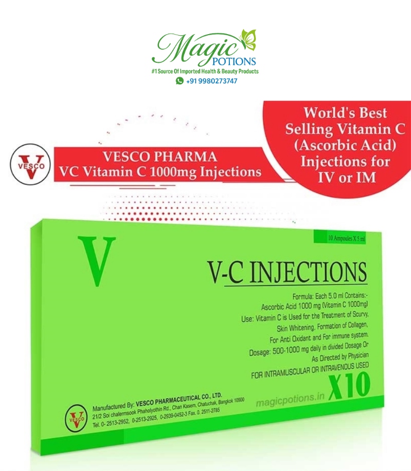 Vitamin C Injection By Vesco Pharma Ascorbic Acid