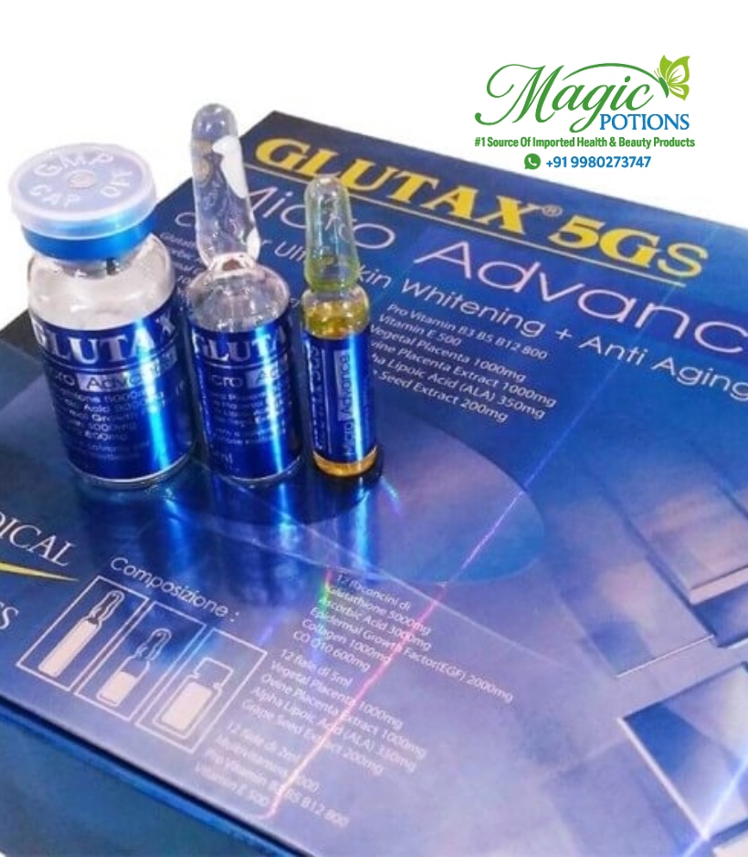 Glutax 5gs Micro Advance Glutathione 5000mg 12 Sessions