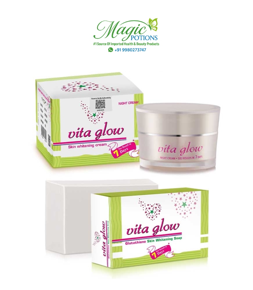 Vita Glow Glutathione Skin Whitening Cream & Soap