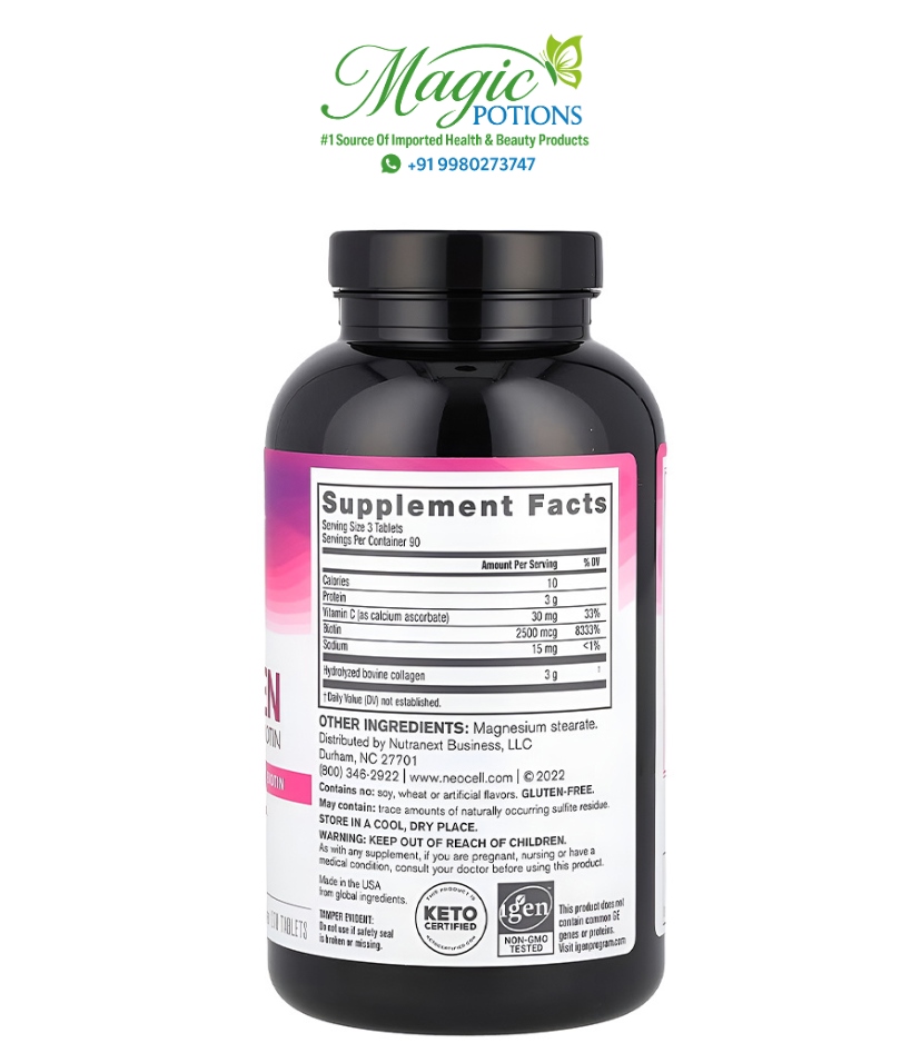Neocell Super Collagen 3000mg Tablets with Vitamin C & Biotin