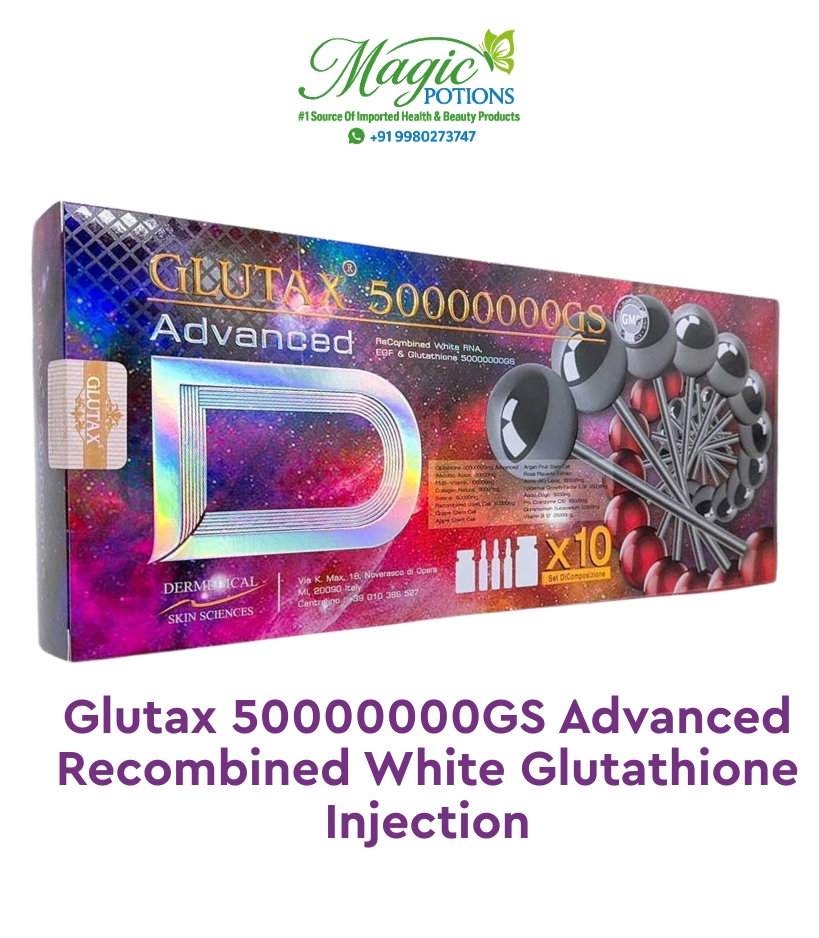Glutax 50000000GS Advanced Recombined White Glutathione Injection