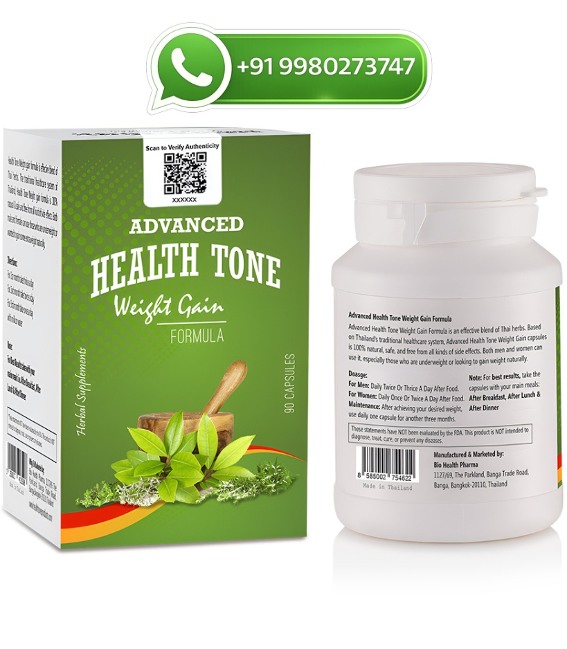 Advanced Health Tone Weight Gain Capsules 1500mg