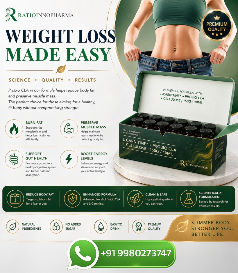 Ratiopharm L Carnitine plus Pro Bio CLA 150G Weight Loss Injection