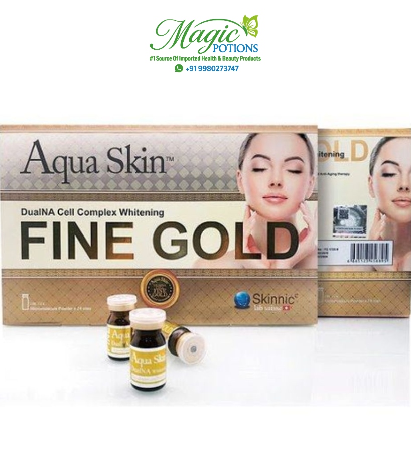 Aqua Skin Fine Gold DualNa Cell Complex Whitening Injection