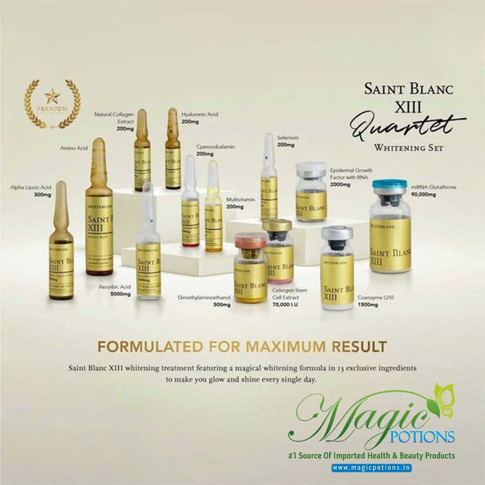 Saint Blanc XIII Glutathione And Vitamin C Injections