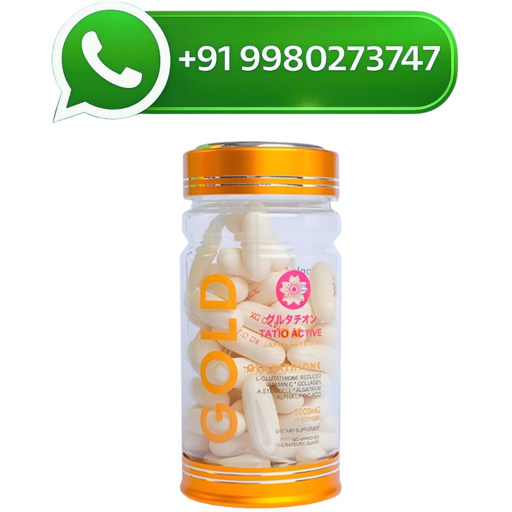 Tatio Active Gold Glutathione 2000mg Skin Whitening Softgels