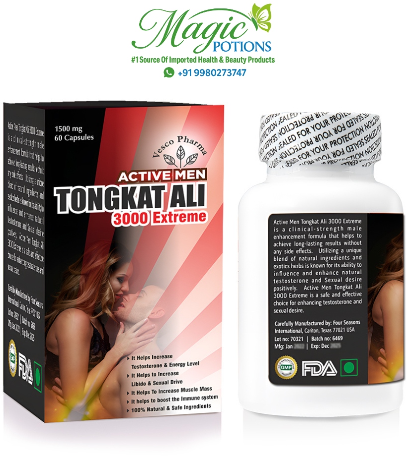 Vesco Pharma Active Men Tongkat Ali 3000 Extreme