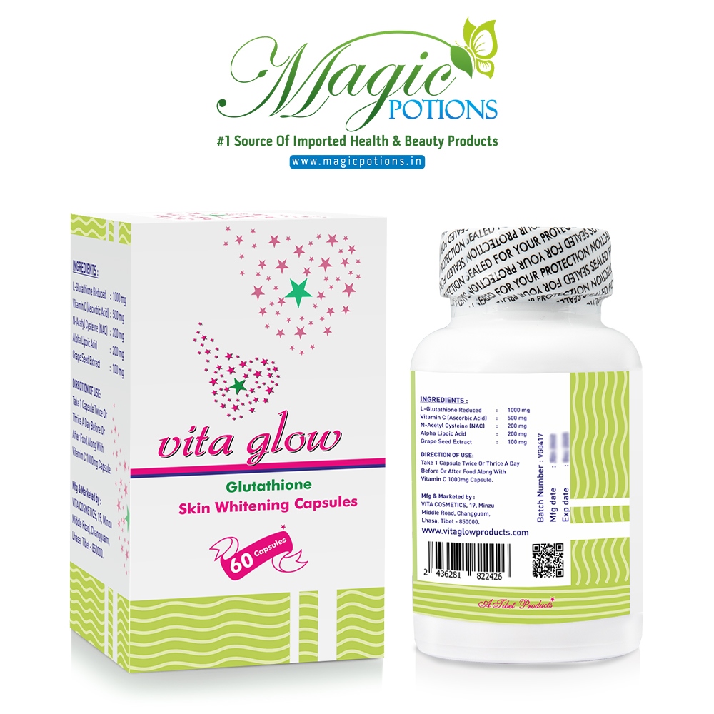 Vita Glow Glutathione Skin Whitening Capsules