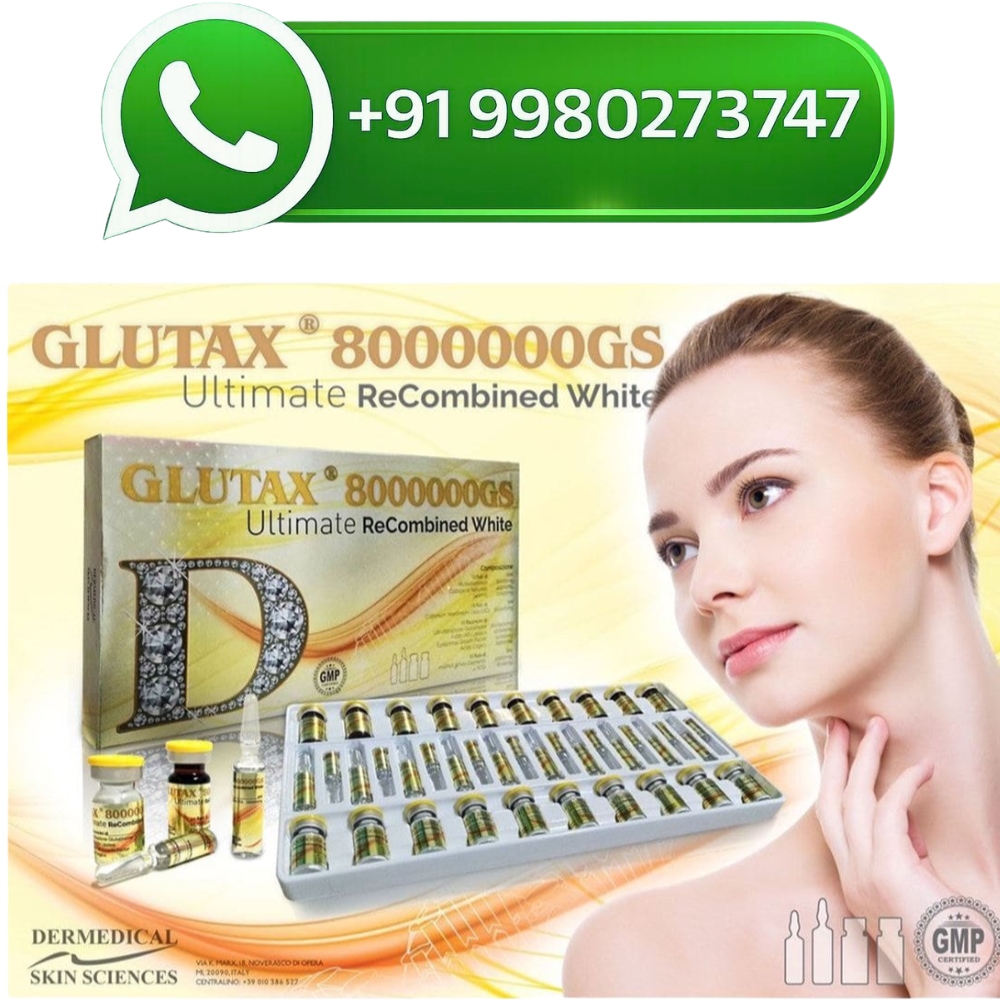Glutax 8000000GS Ultimate Recombined White Glutathione Skin Whitening Injection