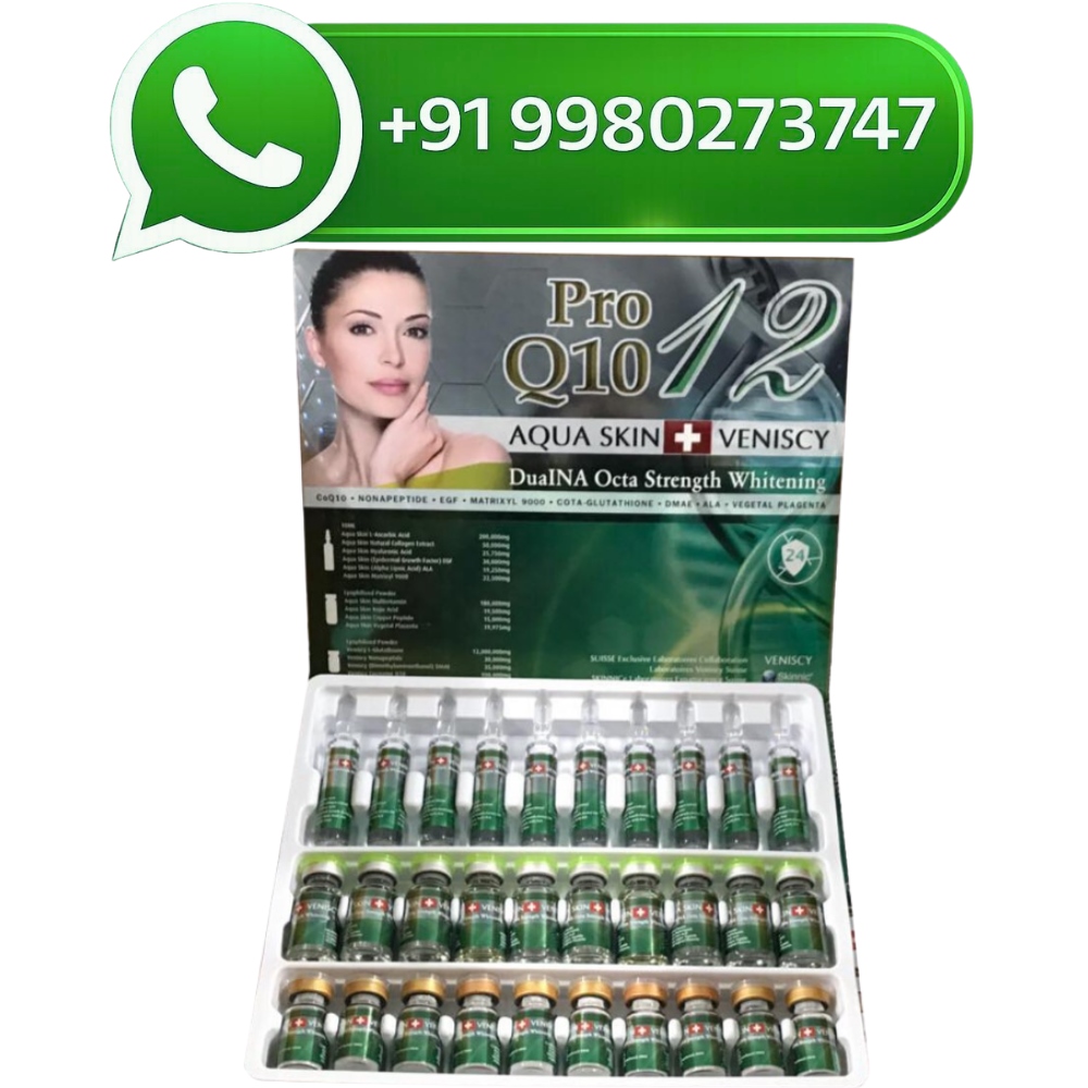 Aqua Skin Veniscy 12 Pro Q10 Skin Whitening Injections