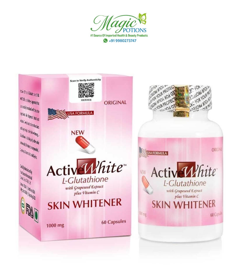Active White L Glutathione Skin Whitening Capsules