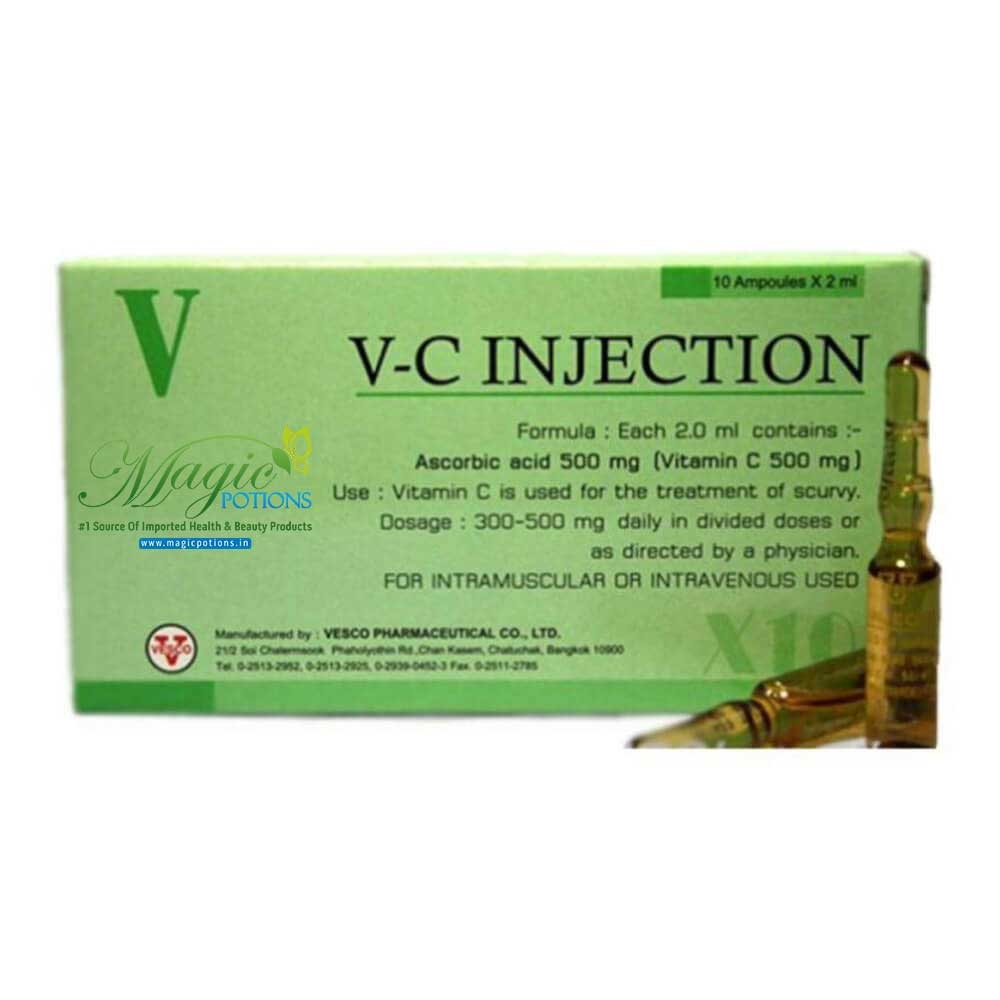 Vitamin C Injection 500mg 10 Ampoules