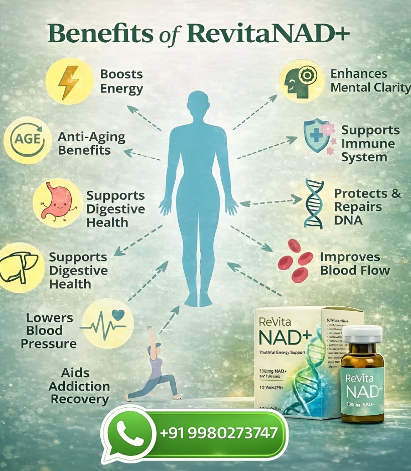 Revita NADplus 100mg Injection Subcutaneous Anti Aging Therapy