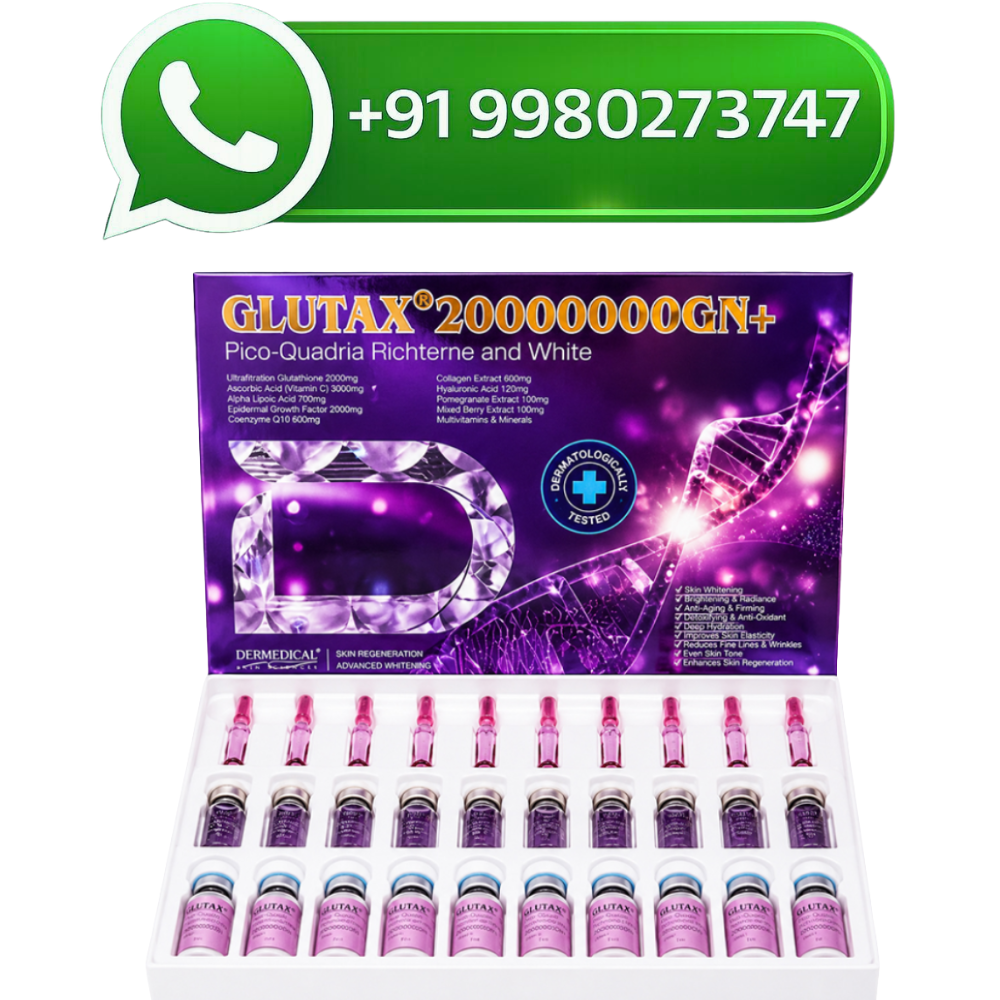 Glutax 20000000GN plus Recombined White Glutathione Injection